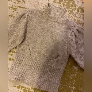 Aqua sweater. Color beige size small